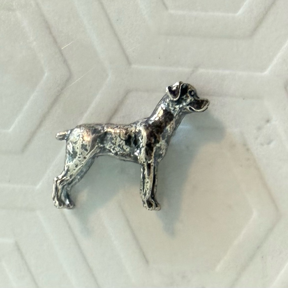 New Origami Owl Sterling Silver Rottweiler 1052 Floating Charm Pet Dog